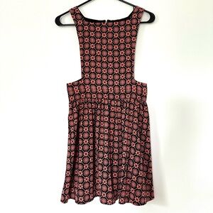 forever 21 size small black and pink jumper skater dress mini babydoll